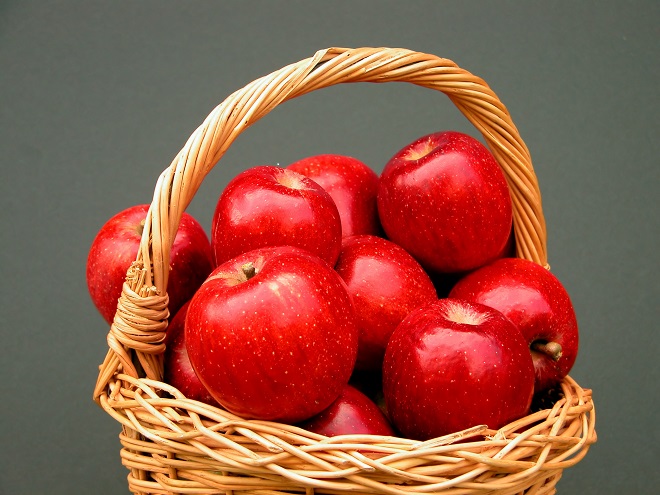Mindful spisning med æbler