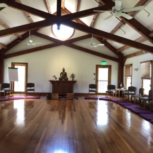 Meditationssal på Forest Refuge Retreat